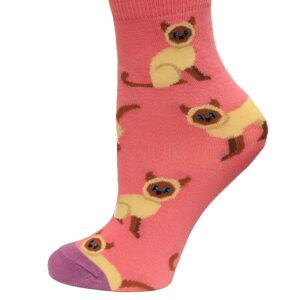 Hot Sox girls Unicorn Kids Casual Sock, Pink Heather, 6 12 US