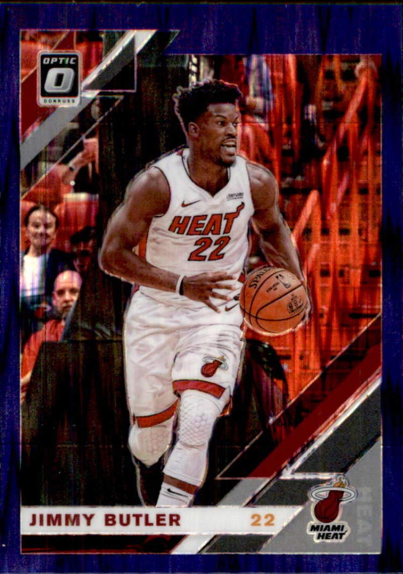 2019-20 Donruss Optic Purple Shock #11 Jimmy Butler Miami Heat Basketball Card