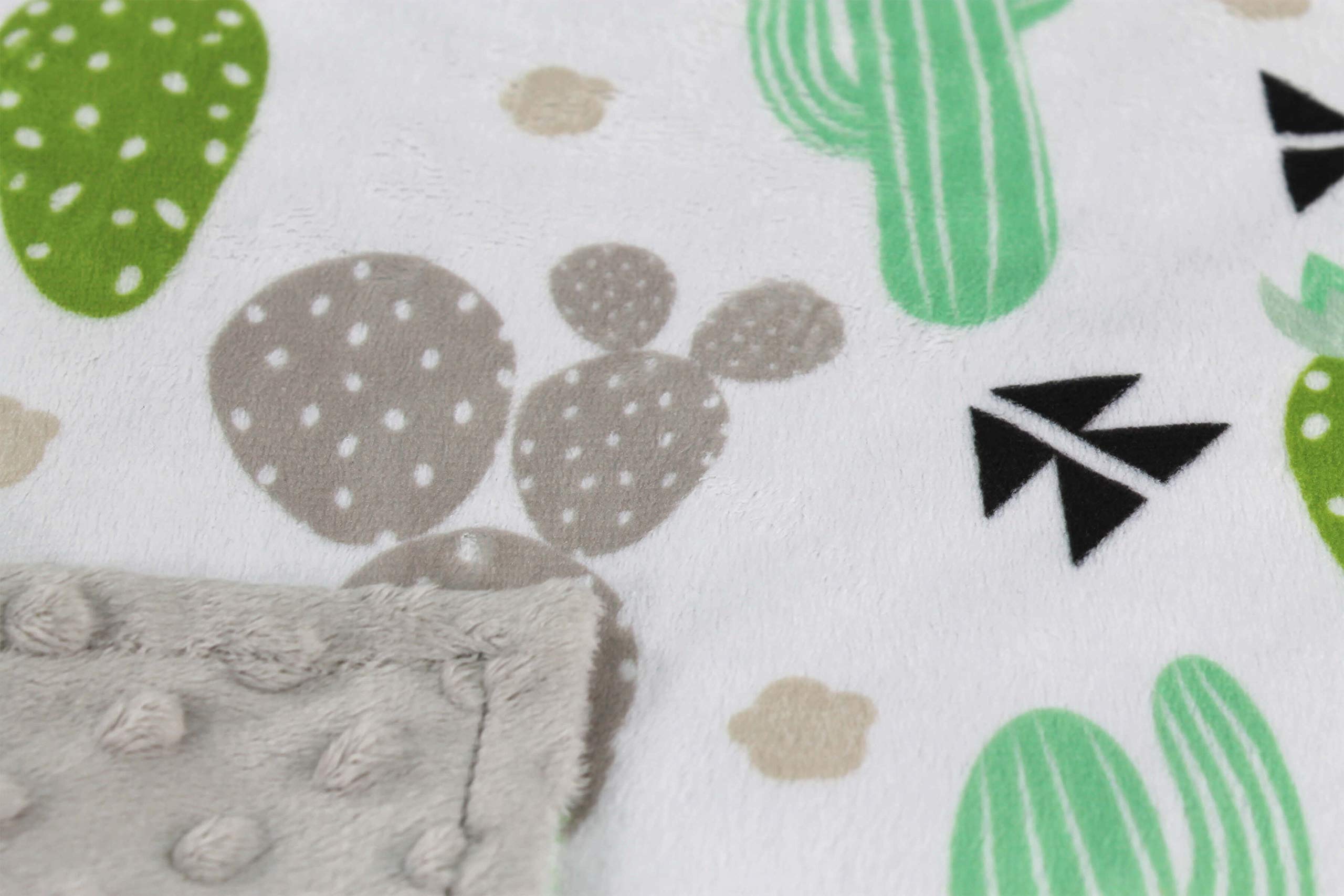 Car Seat Canopy Cover - Green Grey Cactus