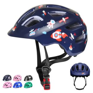 glaf toddler bike helmet kids helmet for multi sport adjustable girls boys helmets for scooter bicycle ages 1 year and older infant youth child skateboard safety cycling (s-m (3-8 years), green)