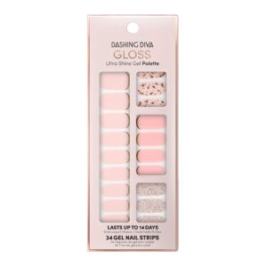 Dashing Diva Gloss Ultra Shine Gel Strips (plush sorbet)