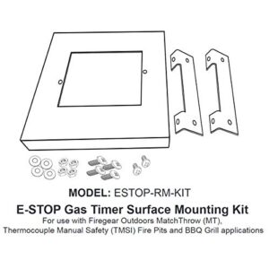 Firegear ESTOP-RM-KIT E-Stop Timer Surface Mount Enclosure Kit