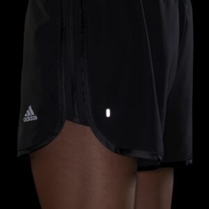 adidas Women's 3'' Marathon 20 Shorts US Medium, Black/Tech Mineral/Tech Copper/MGH Solid Grey