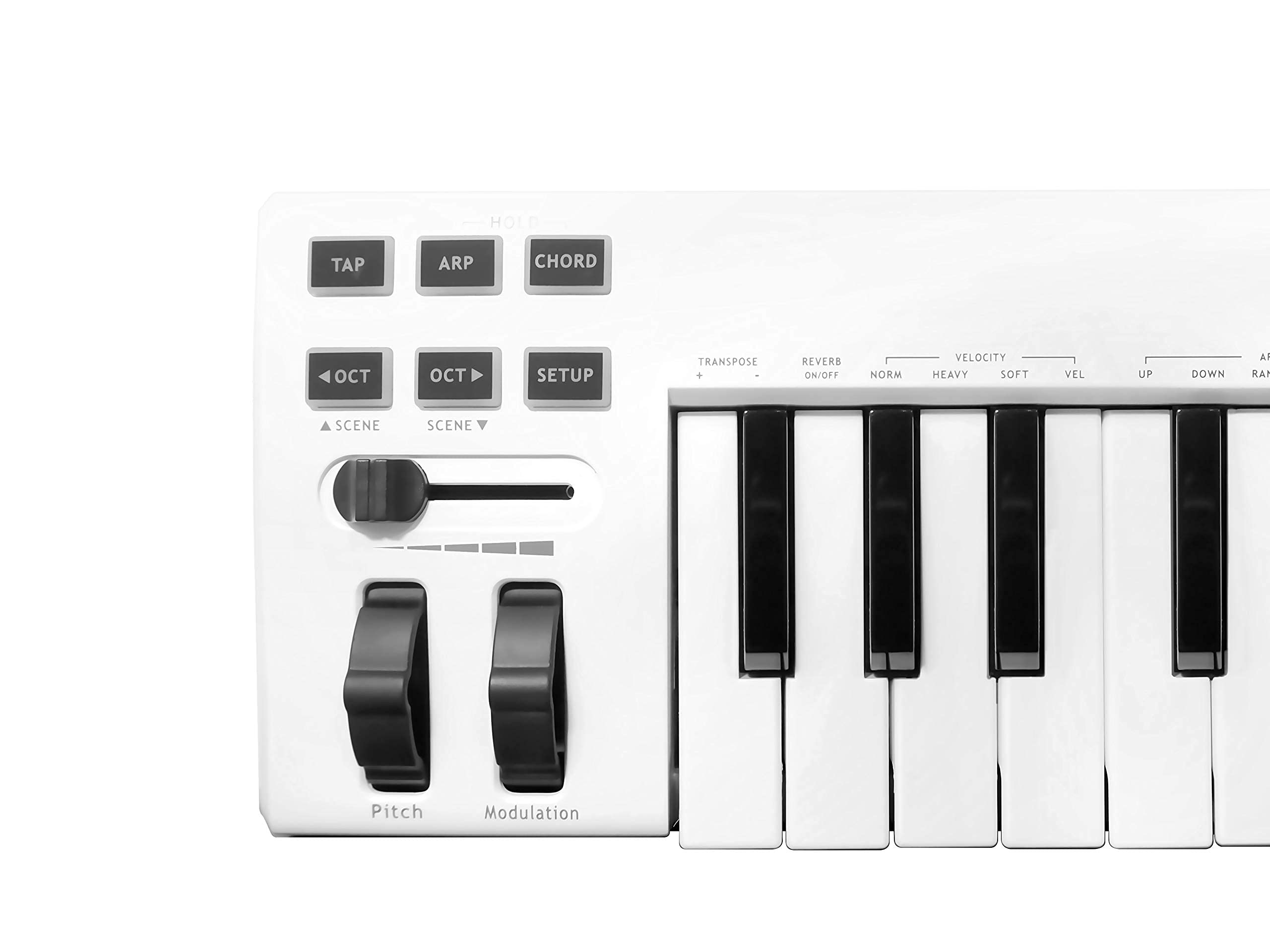 MIDIPLUS AKM320L MIDI Keyboard Controller, white, 32-key