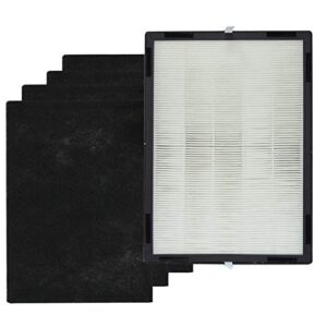 pureburg lp350 replacement true hepa filter set compatible with livepure lp-hf350 lp-pf900 fits livepure lp350th and lp350thp aspen series air purifiers