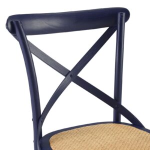 Modway Gear Side, Dining Chair, Midnight Blue