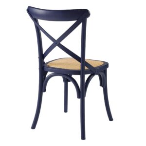 Modway Gear Side, Dining Chair, Midnight Blue