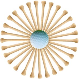 WHAMZ33 W Professional Wooden Golf Tees 2 3/4 inch Tee Pack of 100 Golf Tee