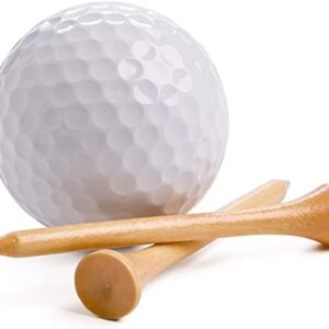 WHAMZ33 W Professional Wooden Golf Tees 2 3/4 inch Tee Pack of 100 Golf Tee