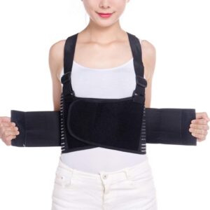 heallily 1pc rib chest support brace sternum injuries adjustable support belt protection strap belly support band - size xl
