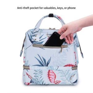 Pump Bag for Work Women - Lunch Bag Mini Breast Pump Bag with Cooler New Mom Breast Pump Travel Bag Lunch Bag for Breastfeeding Mother