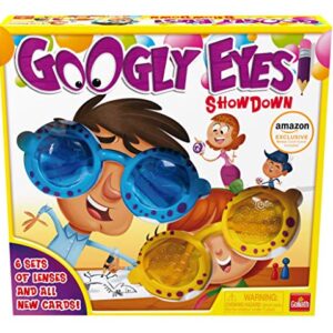 Goliath Googly Eyes Showdown - Family Drawing Game with Crazy, Vision-Altering Glasses - Includes A Fun Burger Party Card Game