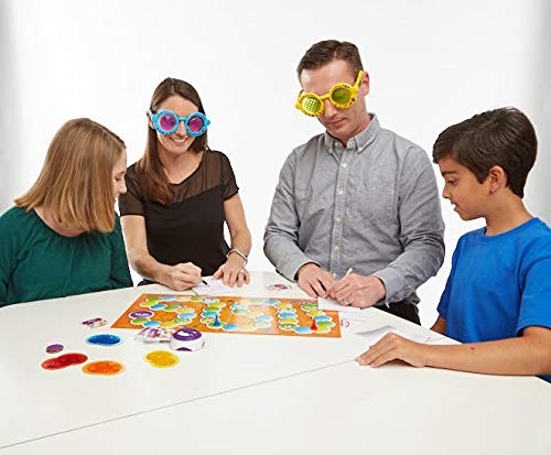 Goliath Googly Eyes Showdown - Family Drawing Game with Crazy, Vision-Altering Glasses - Includes A Fun Burger Party Card Game