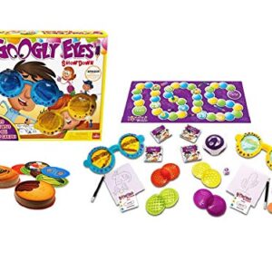 Goliath Googly Eyes Showdown - Family Drawing Game with Crazy, Vision-Altering Glasses - Includes A Fun Burger Party Card Game