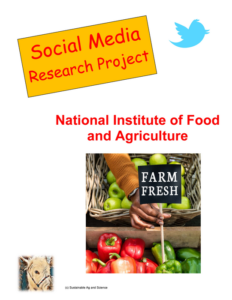 national institute of food and agriculture - social media fun lesson plan