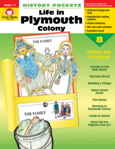 history pockets: life in plymouth colony, grades 1-3 - teacher reproducible, e-book
