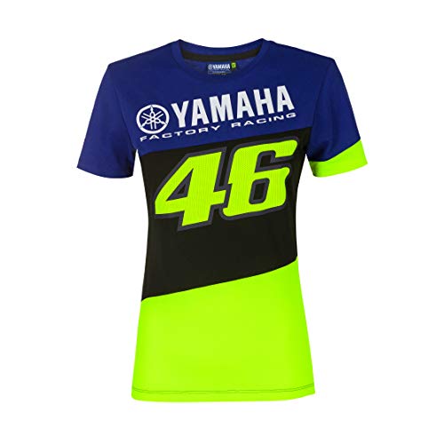 Valentino Rossi T-Shirt Yamaha VR46 M,Royal Blue,Woman