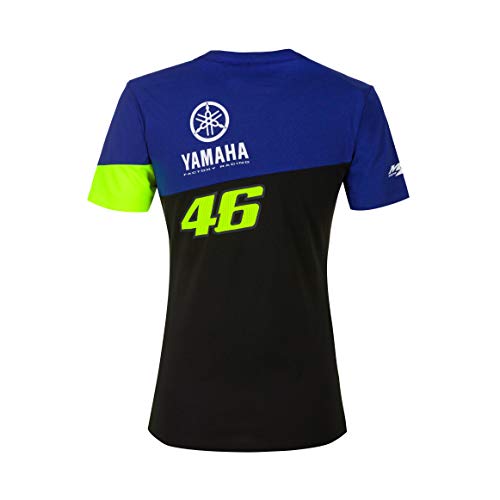 Valentino Rossi T-Shirt Yamaha VR46 M,Royal Blue,Woman