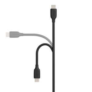 Amazon Basics Fast Charging 3A USB-C2.0 to Micro-B Cable - 10-Foot, Black, 1 Pack