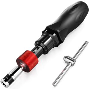 olsa tools torque screwdriver set (10-50 in lb torque range) | professional grade certified limiting torque screwdriver | inch pounds torque driver set