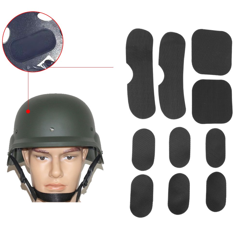 Airsoft Helmet Pads 19pcs/Set Tactical Helmet Replacement Universal EVA Foam Padding Kits Motorcycle Padding Kits Bike Accessories Mats Helmet Foam Pads for Fast Mich CS ACH FMA