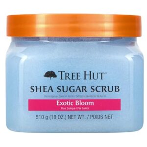 Tree Hut Exotic Bloom Shea Sugar Exfoliating & Hydrating Scrub, 18 oz