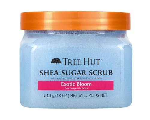 Tree Hut Exotic Bloom Shea Sugar Exfoliating & Hydrating Scrub, 18 oz