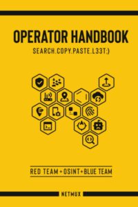 operator handbook: red team + osint + blue team reference