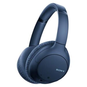 sony noise cancelling headphones whch710n: wireless bluetooth over the ear headset with mic for phone-call, blue (amazon exclusive)