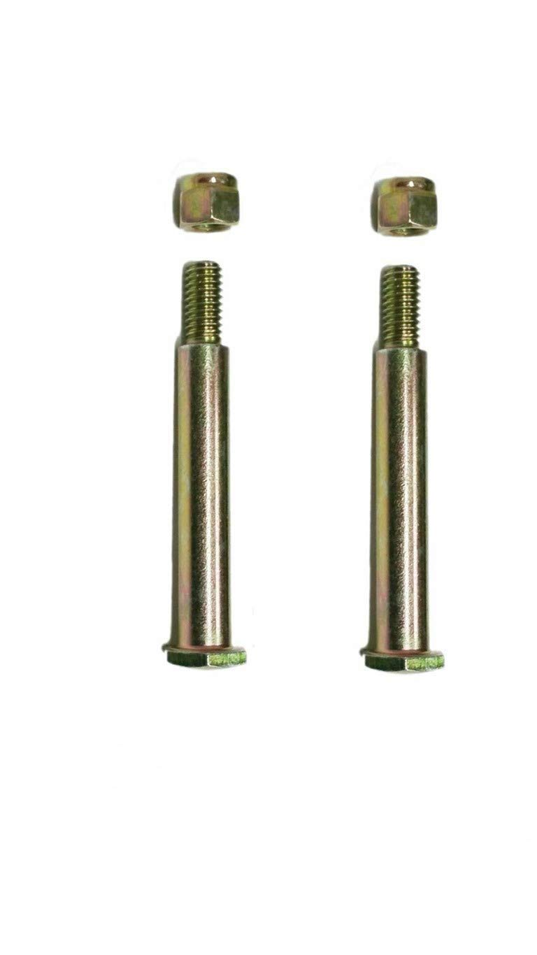 Thaekuns 137644,532193406,73930600,738-3056,712-04065 Replacement Wheel Shoulder Bolt with Lock Nut for Craftsman Poulan Husqvarna,MTD Cub Cadet(Set of 2)