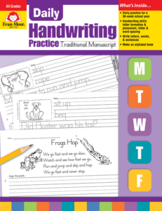 daily handwriting practice: traditional cursive, grades k-6 - teacher's edition, e-book