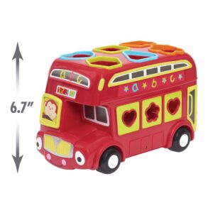 Early Learning Centre Shape Sorting Bus, Stimulates Senses, Fine Motor Skills, Hand Eye Coordination, Problem Solving, Kids Toys for Ages 06 Month, Amazon Exclusive