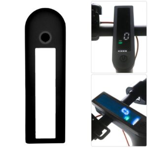 Alomejor Electric Scoooter Waterproof Silicone Instrument Rubber Cover Dust Proof Protective Shell Protector for MAX G30 Electric Scoooter(Black)