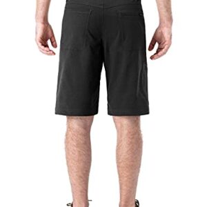 NAVISKIN Men’s 10.5" UPF 50+ Sun Protection Cargo Shorts Quick Drying Outdoor Recreation Shorts Fishing Hiking Multi Pockets Black M