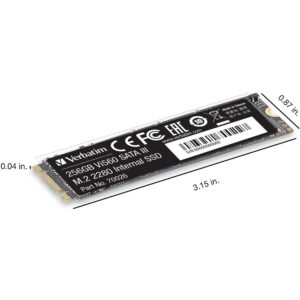 Verbatim 256GB Vi560 SATA III M.2 2280 Internal SSD