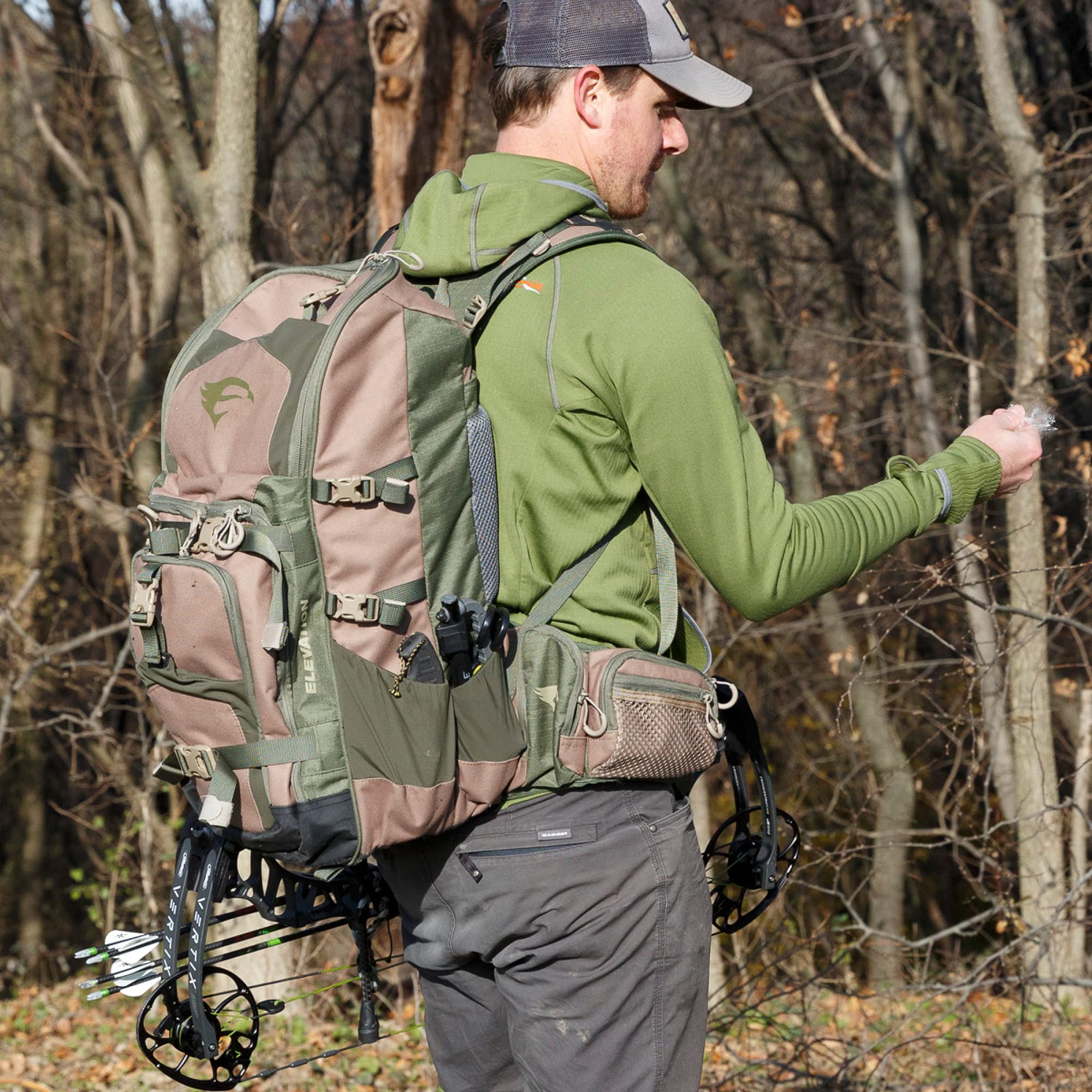 Elevation Hunt Emergent 1800 Pack Olive/tan