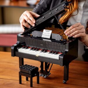 LEGO Ideas Grand Piano 21323 Model Building Set for Adults, Collectible Home Décor Kit, Gift for Music Lovers with Motor and Power Functions