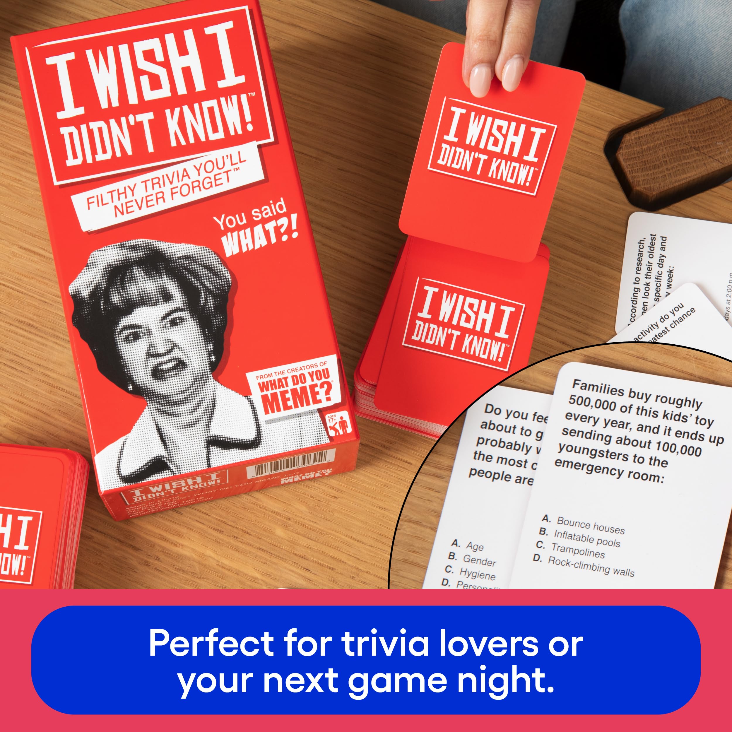 WHAT DO YOU MEME? I Wish I Didn't Know - The Filthy Trivia Party Game