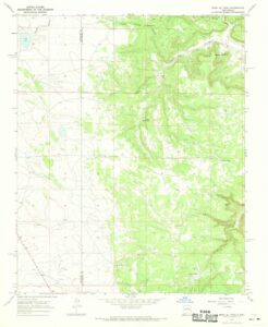 1966 mesa el toro, nm - new mexico - usgs historical topographic map : 44in x 55in