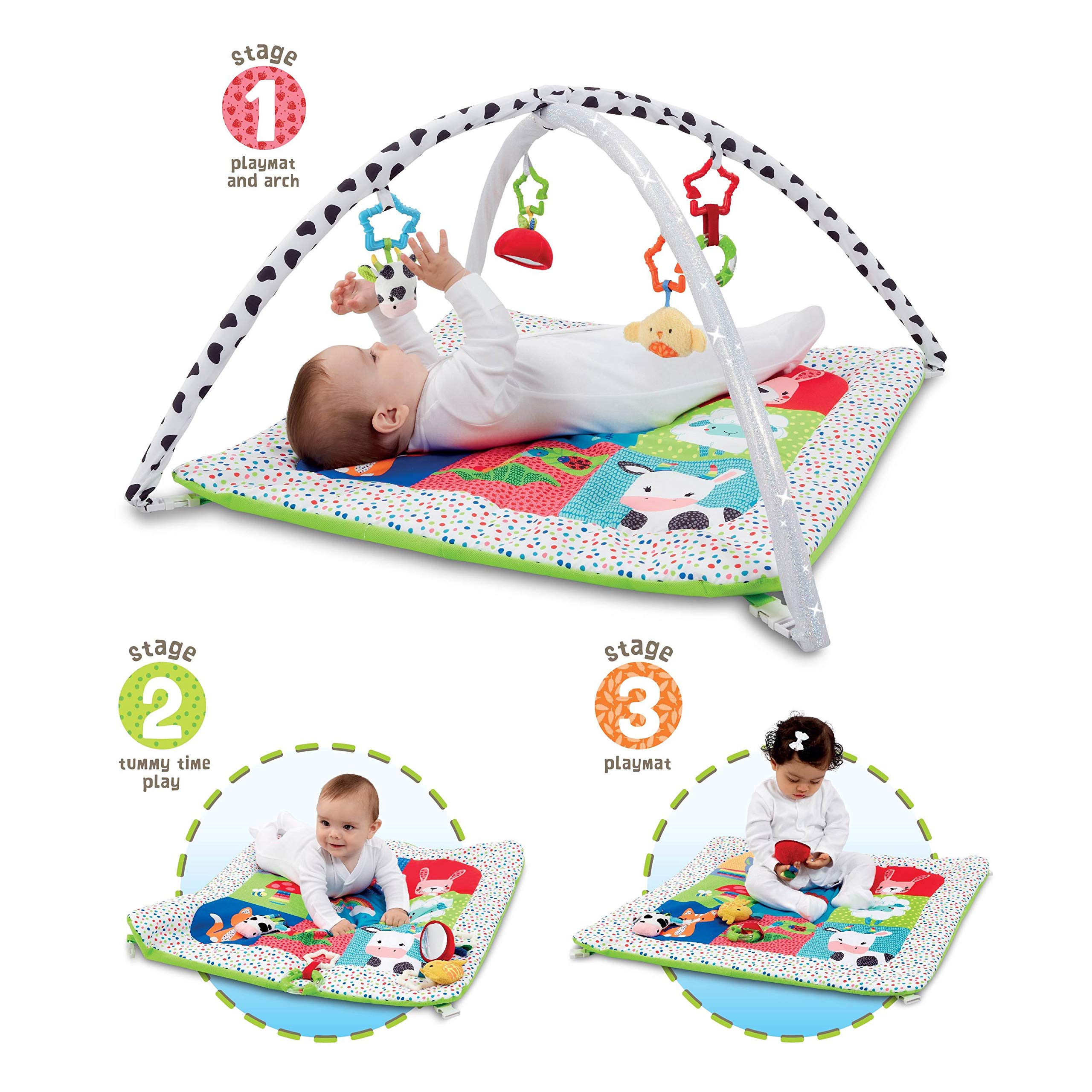 Early Learning Centre Blossom Farm Playmat & Arch, Physical Development, Hand Eye Coordination, Stimulates Senses