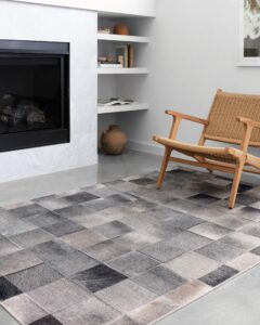 loloi ii maddox collection mad-06 charcoal/grey 5'-0" x 7'-6" area rug