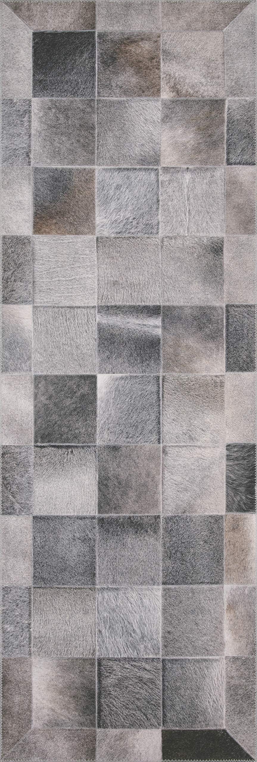 Loloi II Maddox Collection MAD-06 Charcoal/Grey 5'-0" x 7'-6" Area Rug