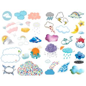 seasonstorm funny cloud pattern kawaii aesthetic pastel art agenda journal planner stationery stickers