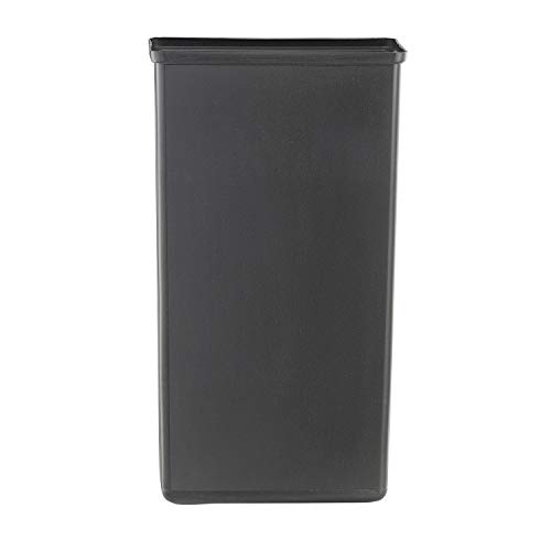 Mixx Recycling Center, Rectangular Rigid Plastic Liner, 27 Gallons Black Color