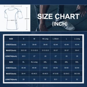 Milin Naco Compression Shirts for Men Short Sleeve Compression T Shirts Mens Compression Undershirts UPF 50+ Rash Guard