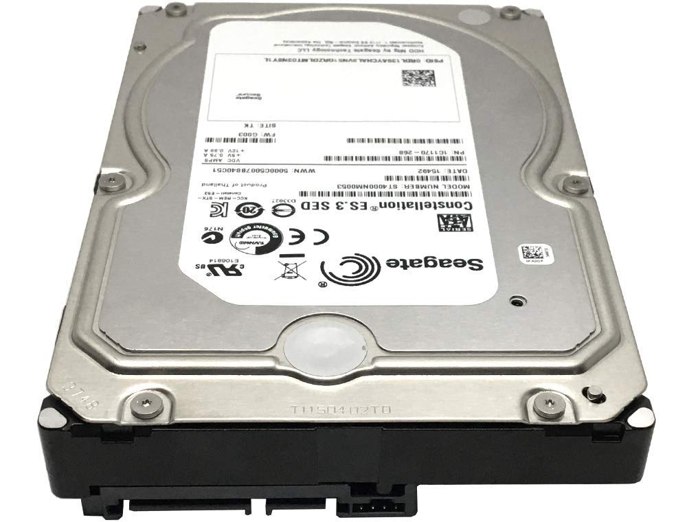 Seagate Constellation ES.3 ST4000NM0053 4TB SATA 6Gb/s 128MB Cache 7200RPM 3.5inch Internal Enterprise Hard Drive - 5 Year Warranty (Renewed)