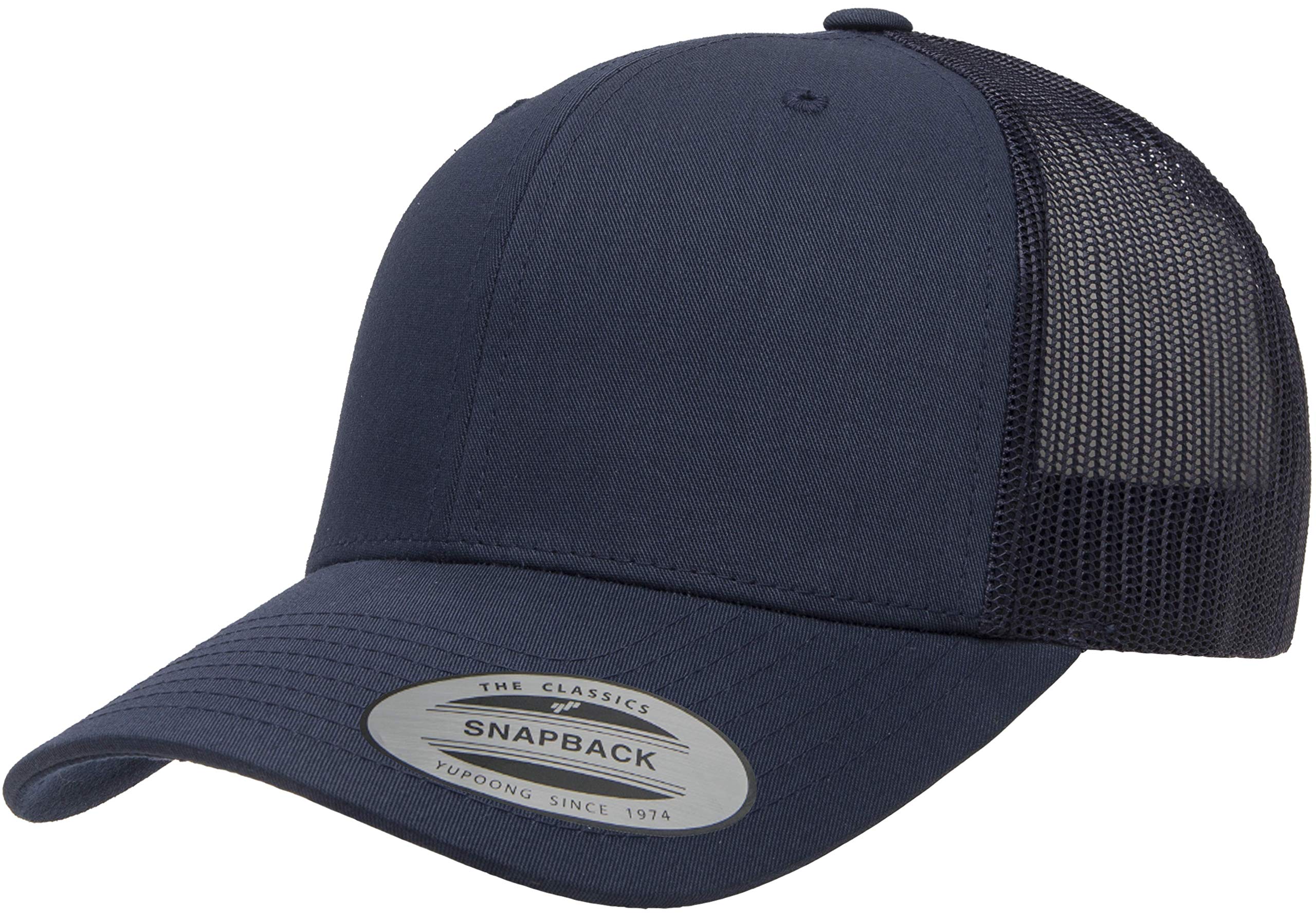 Yupoong YP Classics Retro Trucker Cap, Navy, OSFA