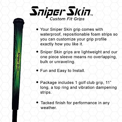 SNIPER SKIN Golf Putter Grip - Ease The Tension In Your Swing and Extend The Life Of Your Gear- Realtree WAV3