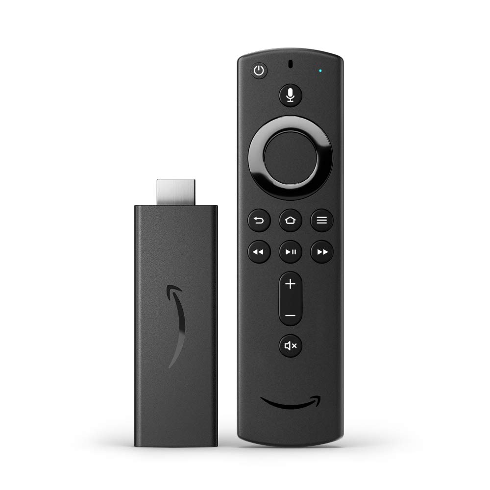 Certified Refurbished Fire TV Stick with Alexa Voice Remote (includes TV controls) | HD streaming device | 2020 release