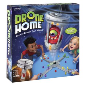 Drone Home -- First Ever Game With a Real, Flying Drone -- Great, Family Fun! -- For 2-4 Players -- Ages 8+